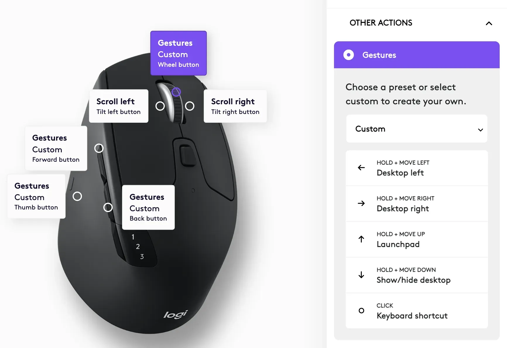 Logitech M720 Triathlon mouse